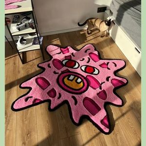 Stepped on Cherry Bomb rug